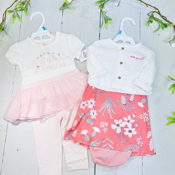 Carter's Other - NWT Carter's Infant Girl Outfit Bundle- Sz 6 months